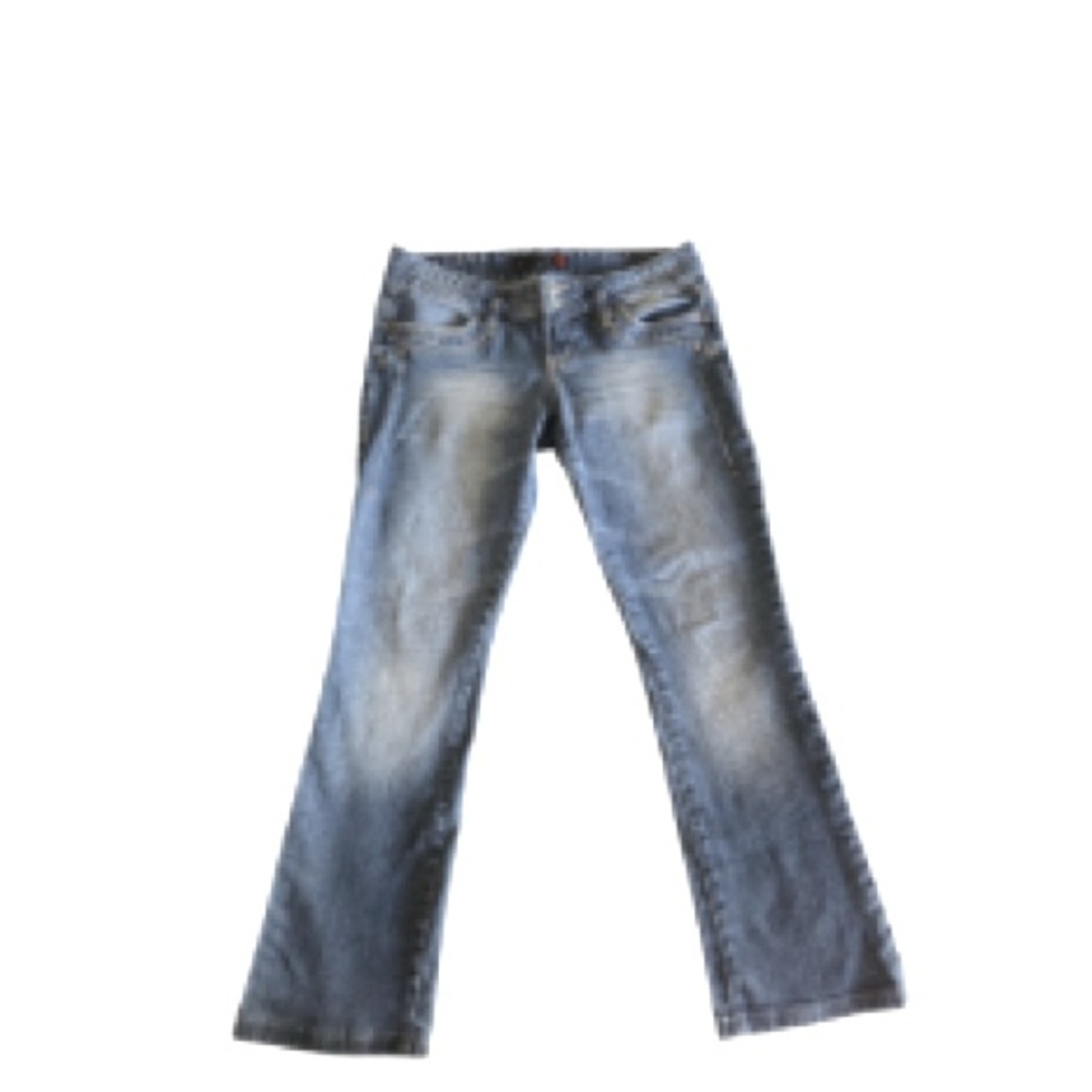 ❔ GUESS JEANS Size 28 Naomi Low Bootcut Hemmed Vintage